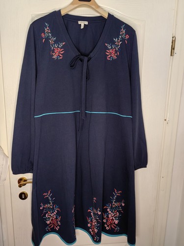 Deerberg oska blue - blue, floral